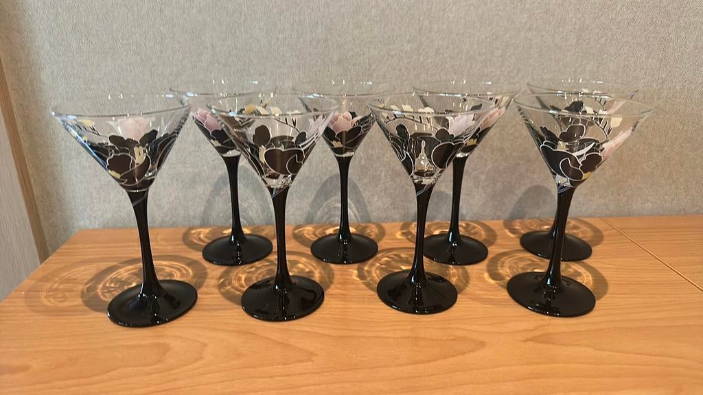 Vintage cocktailglazen/Martini glazen, Ophalen of Verzenden, Nieuw, Overige typen