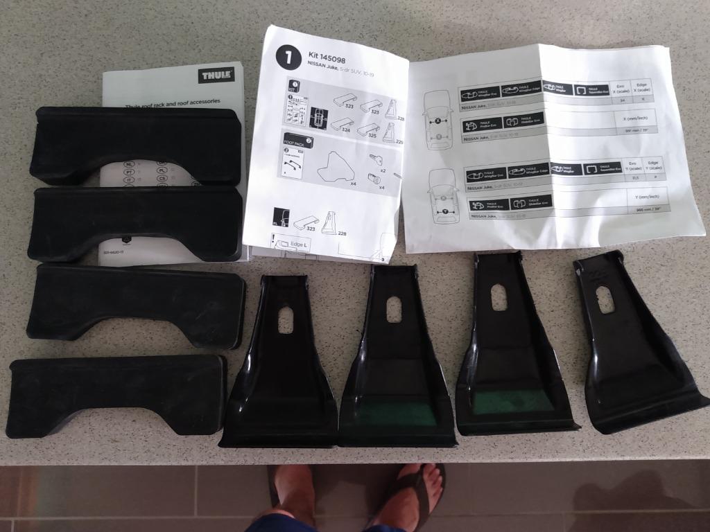 Kit adaptation barres de toit Thule 145098, Auto-onderdelen, Sidebars, Gebruikt, Ophalen of Verzenden