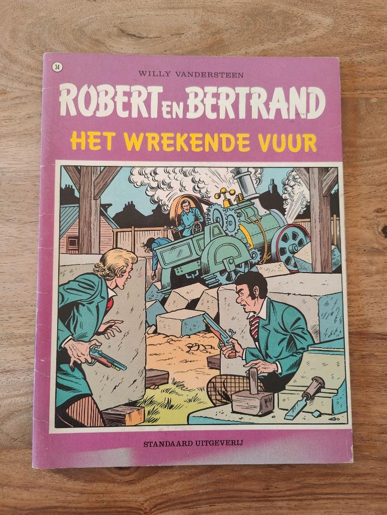 Stripalbum Robert & Bertrand - Het wrekende vuur, Enlèvement ou Envoi, Utilisé