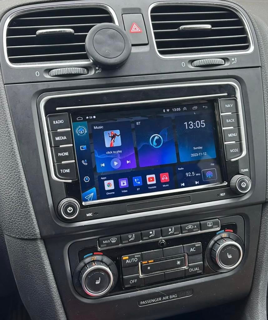 €150!!!  Android carplay Volkswagen Radio wifi bluethoot, Ophalen, Zo goed als nieuw