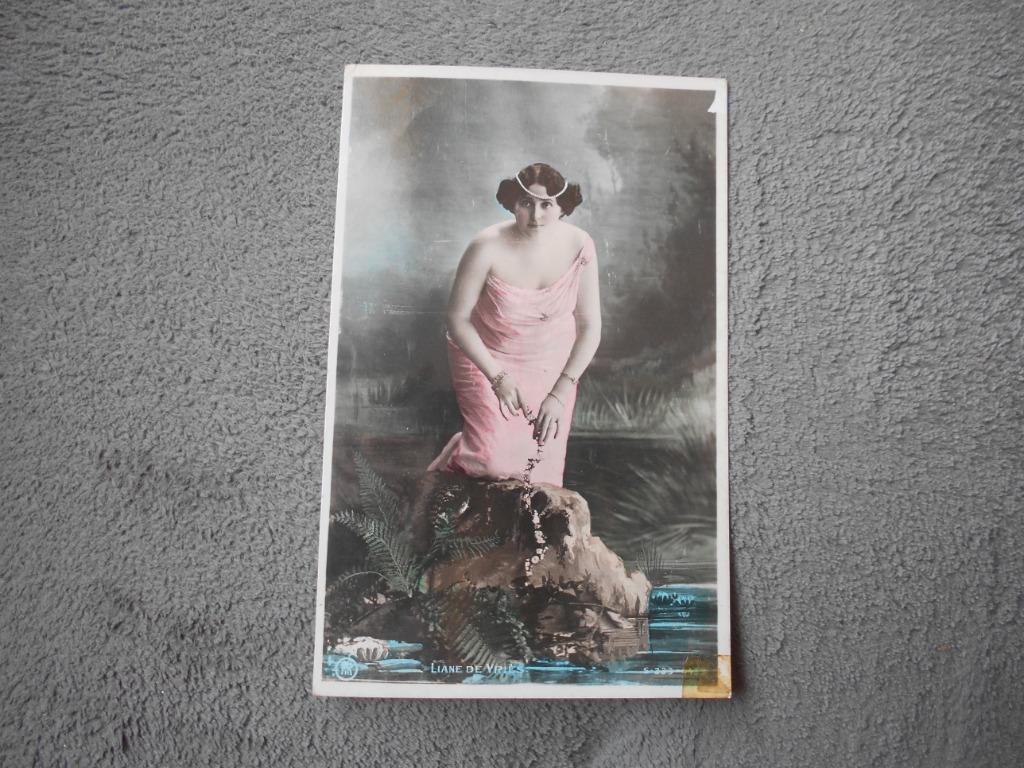 ancienne carte postale Liane de Vries chanteuse belle epoque, Enlèvement ou Envoi, Affranchie