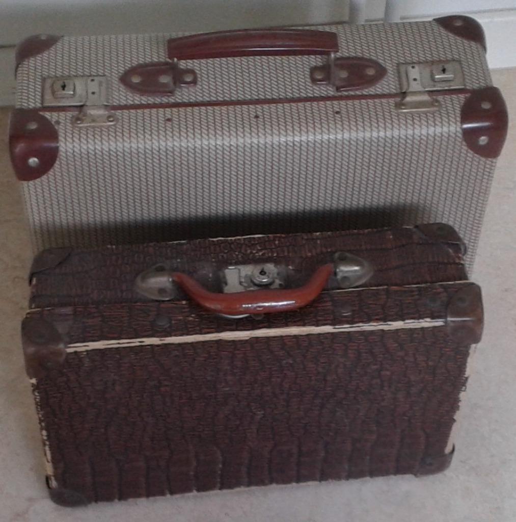 Vintage/retro (opa)valiesjes, Handtassen en Accessoires, Koffers, Ophalen of Verzenden, Gebruikt