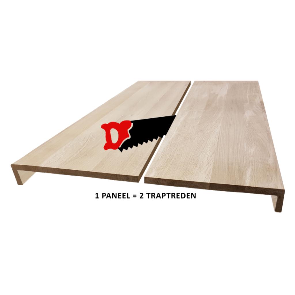 Trapreden | eiken | overzettrede | trap | traprenovatie, Doe-het-zelf en Bouw, Ophalen, Nieuw, Trap