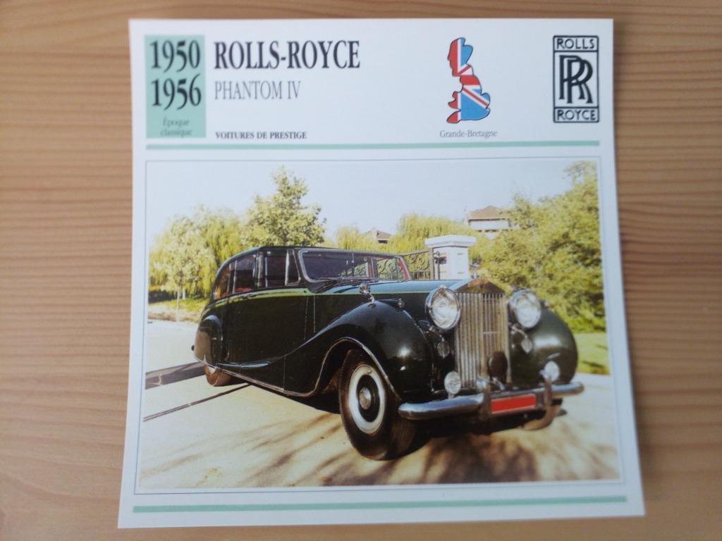 Rolls-Royce - Edito Service kaarten auto bouwperiode 1950-91, Ophalen of Verzenden, Zo goed als nieuw, Auto's