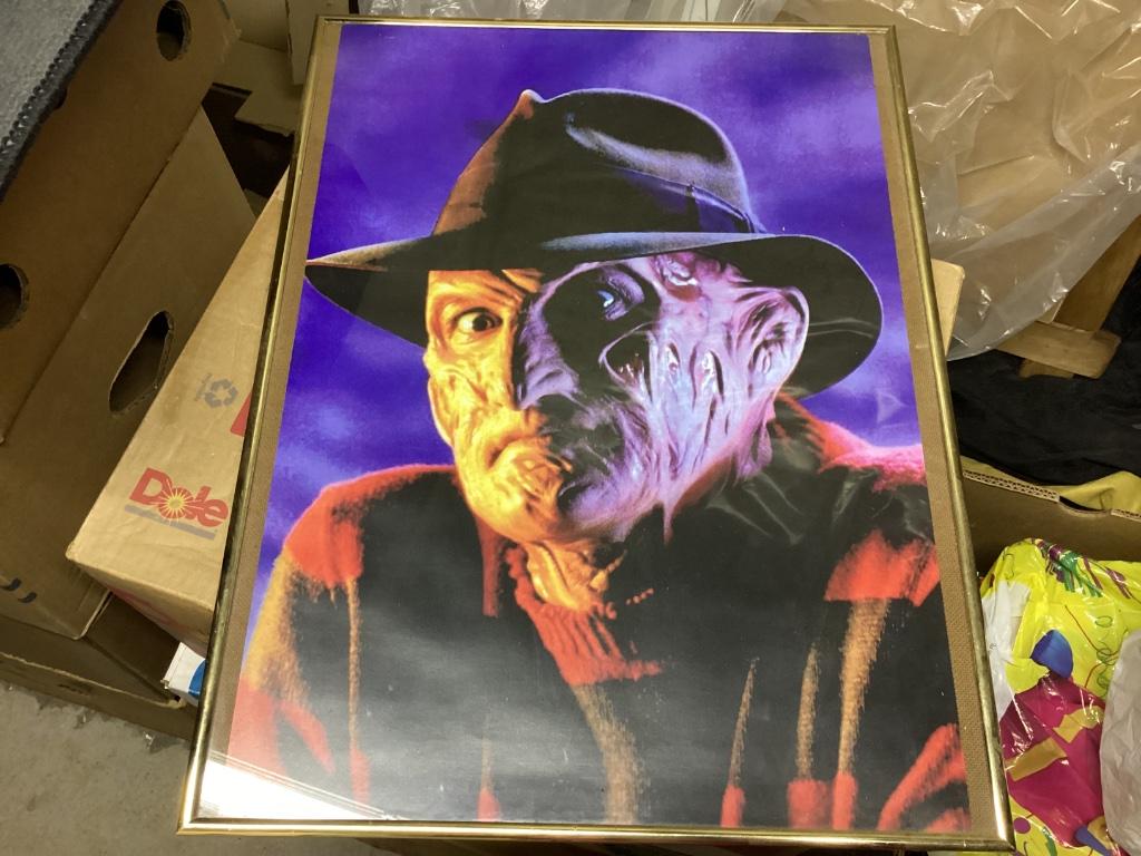 Foto in kader Freddy Krueger, Verzamelen, Ophalen of Verzenden