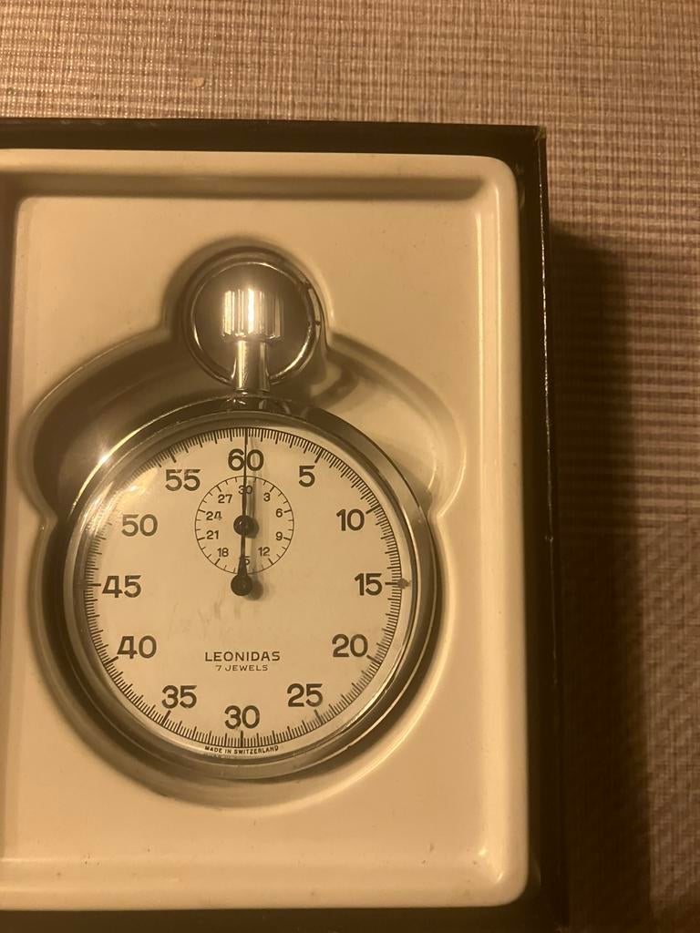 Chronograaf, Zakhorloge, 1960 of later, Zilver, Ophalen