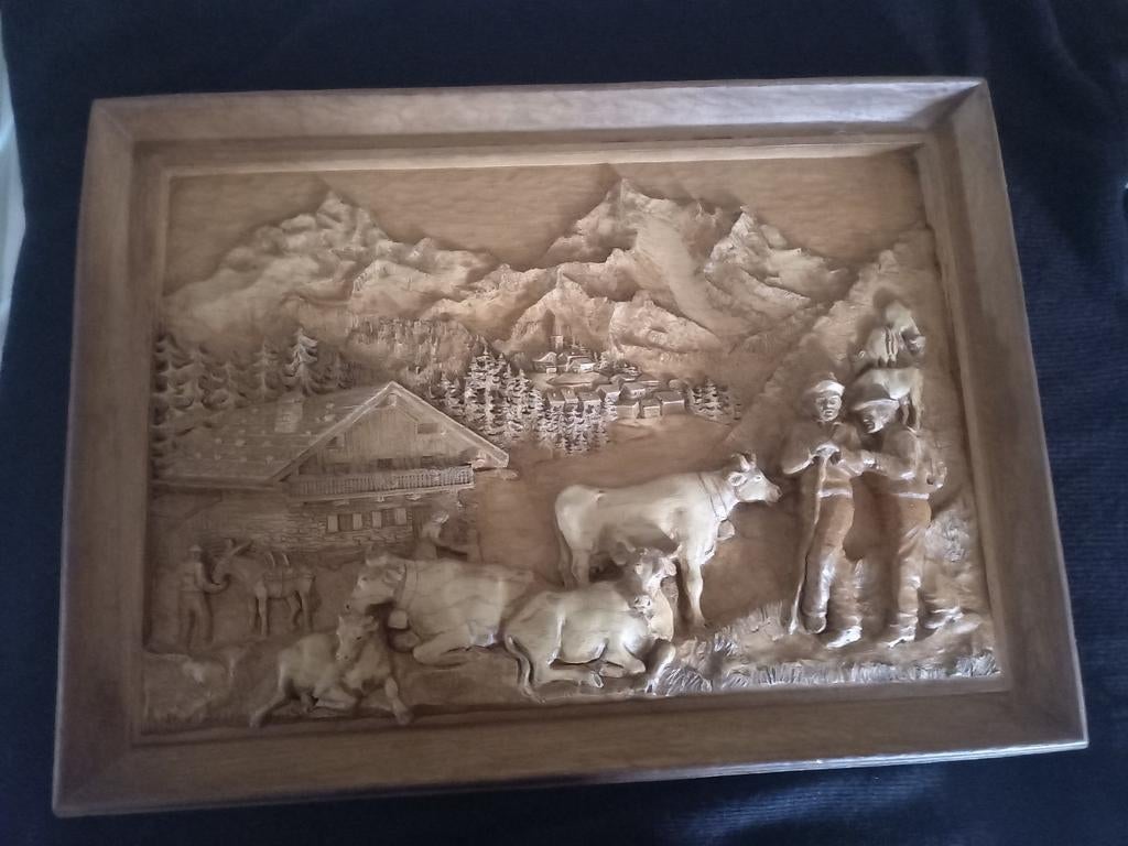 Relief en bois, Enlèvement ou Envoi