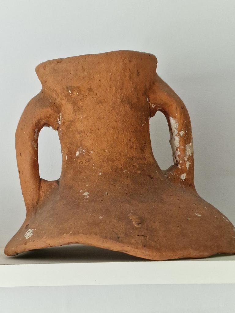 Authentieke antieke amfora hals met handvatten, Antiek en Kunst, Antiek | Keramiek en Aardewerk, Ophalen