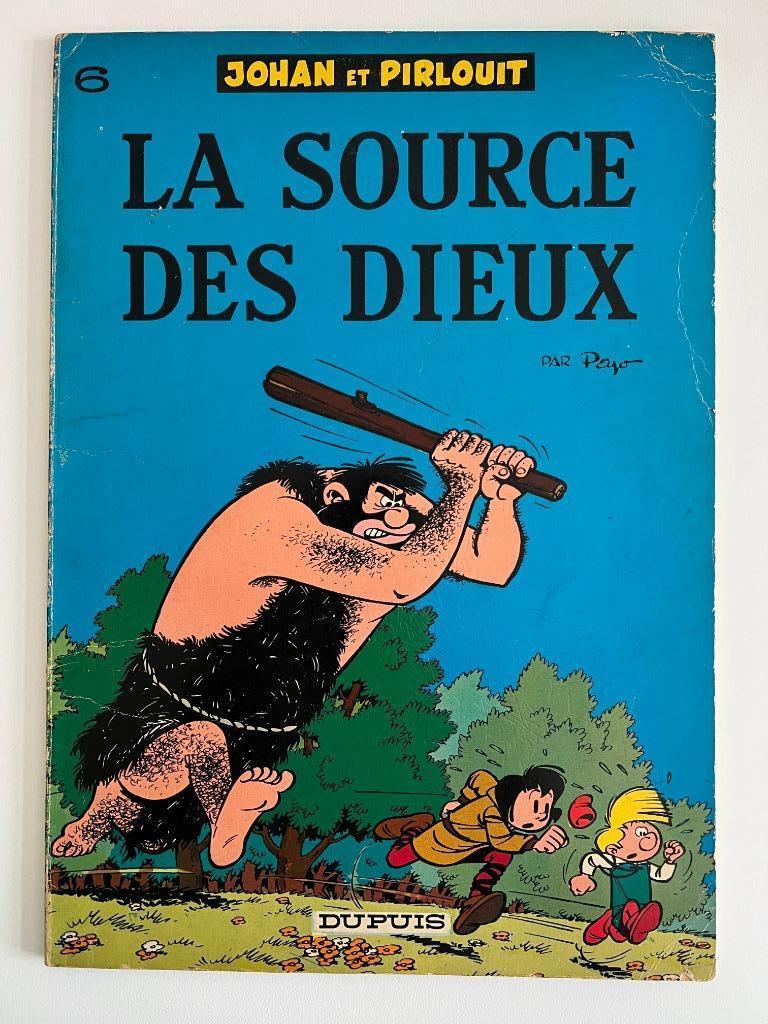 BD Johan et Pirlouit La source des dieux, Peyo, Enlèvement ou Envoi, Une BD, Utilisé