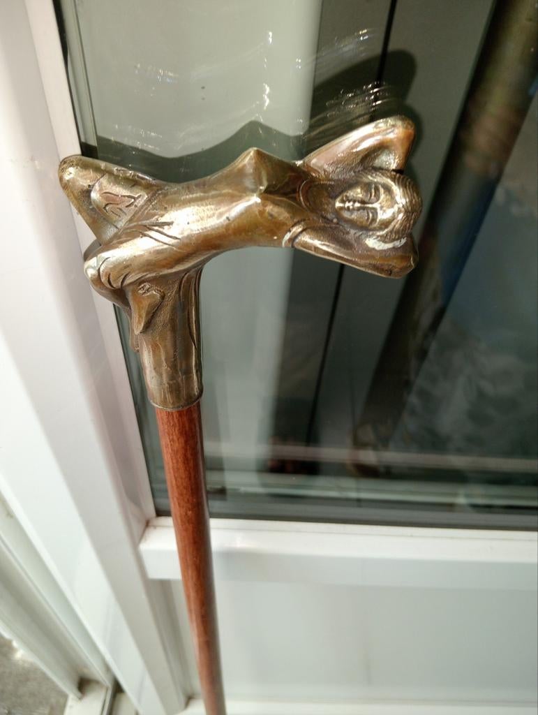 Art Nouveau-wandelstok. Venus, Ophalen of Verzenden