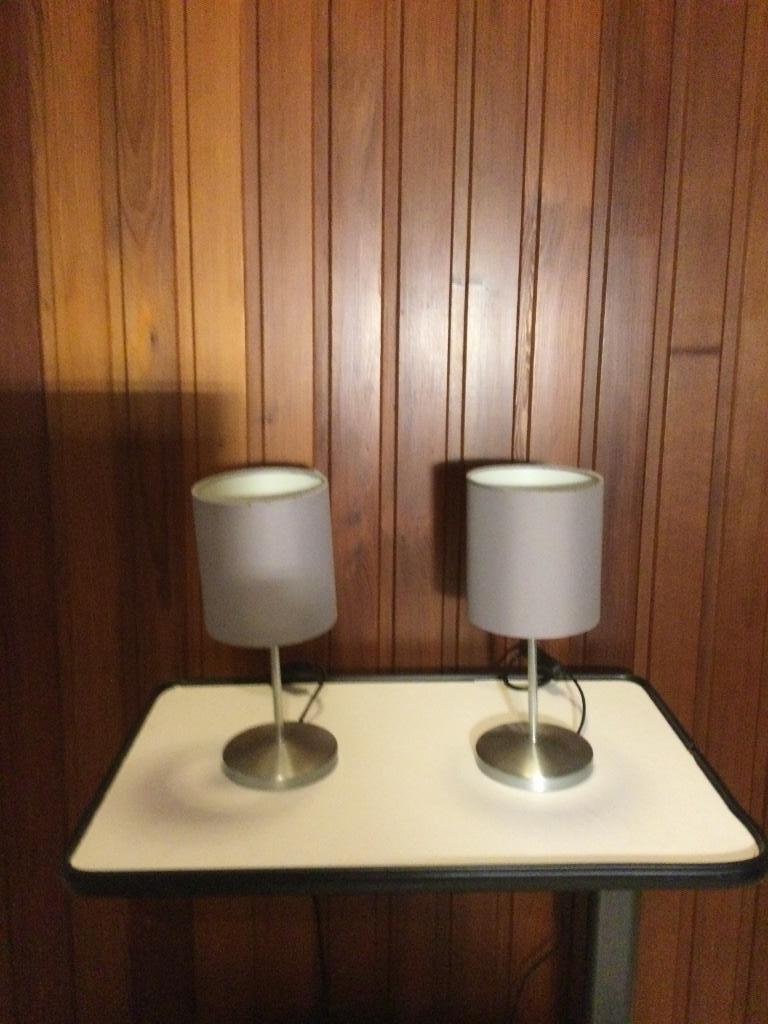 2 lampes de chevet très bon état, Enlèvement, Comme neuf, Synthétique