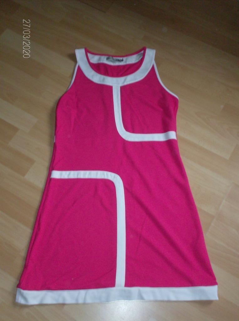 JURK ROZE MERK D’AUVRY – MAAT L, Taille 42/44 (L), Enlèvement ou Envoi, Rose, Porté