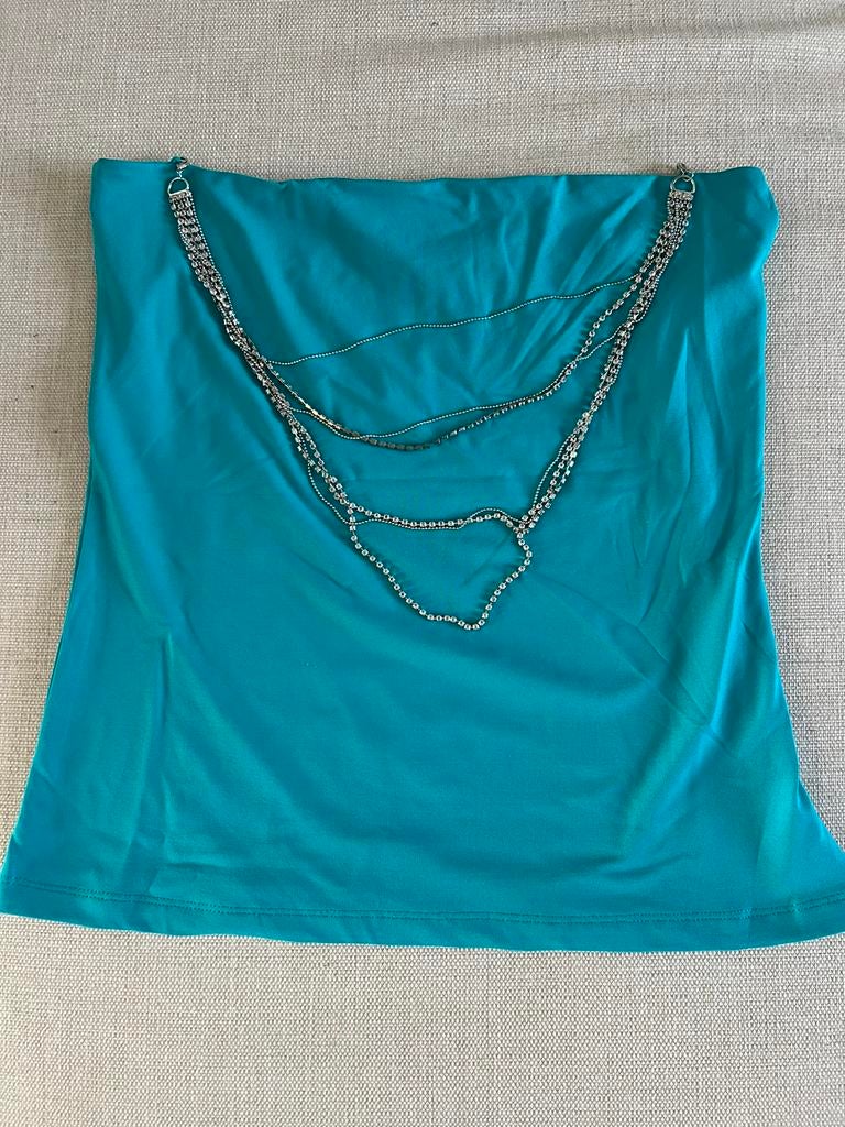 Top Morgan avec bijou intégré taille M, Bijoux, Sacs & Beauté, Enlèvement ou Envoi, Comme neuf