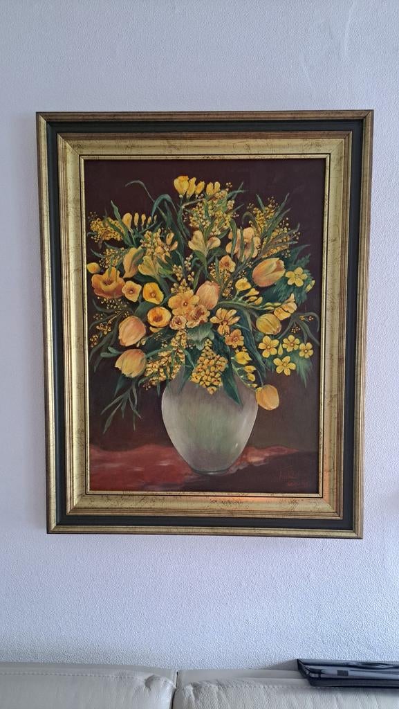 Schilderij redelijk groot, Antiek en Kunst, Ophalen