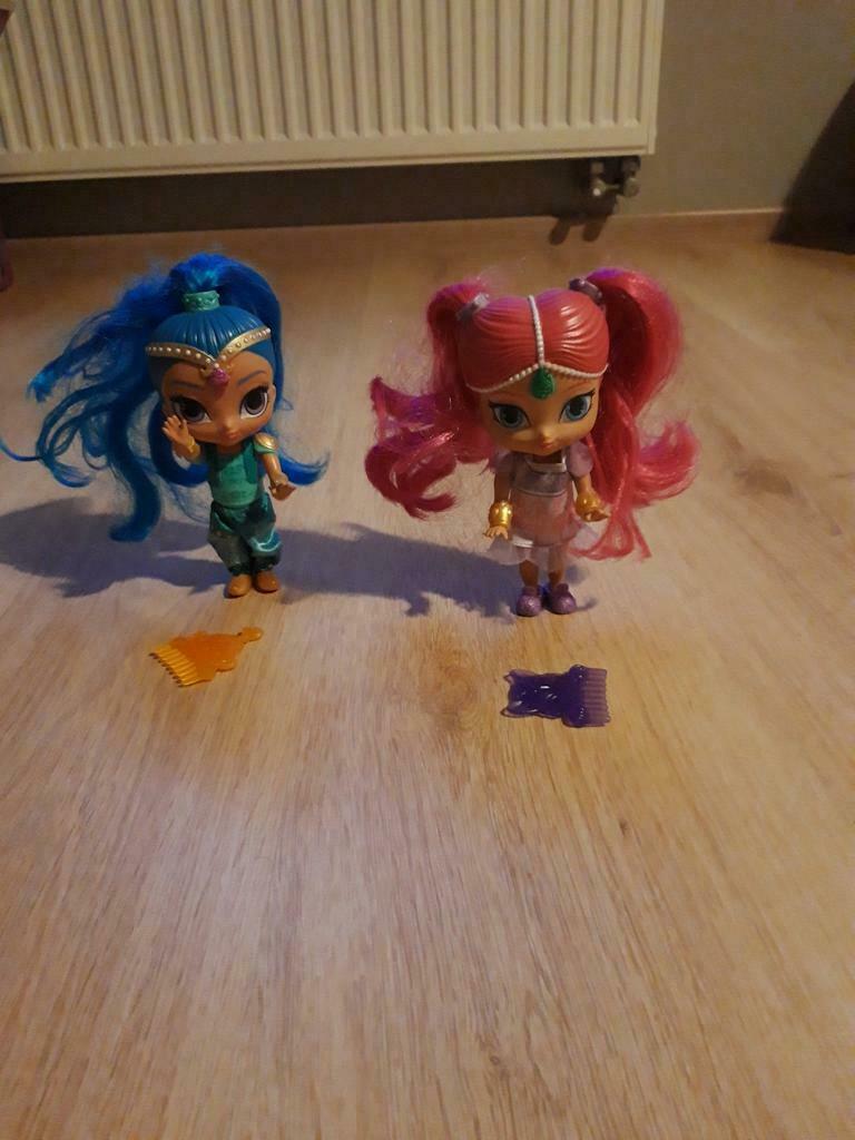 Set poppen shimmer en shine, Ophalen of Verzenden, Zo goed als nieuw, Overige typen
