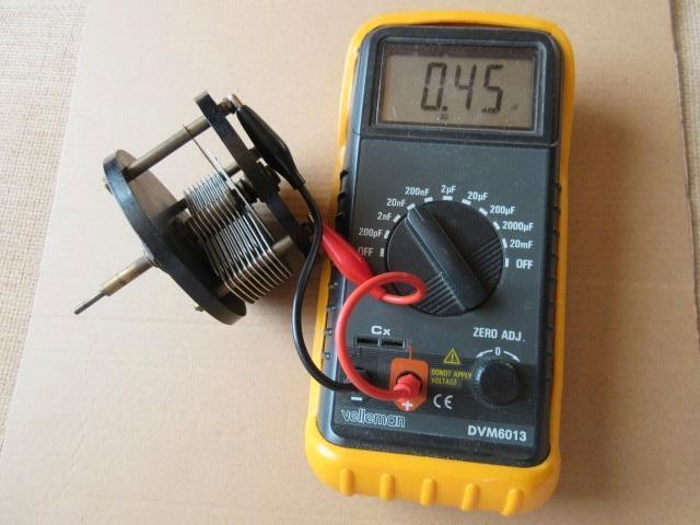Pour tsf 1920: Condensateur variable rond  450 pf, Enlèvement ou Envoi