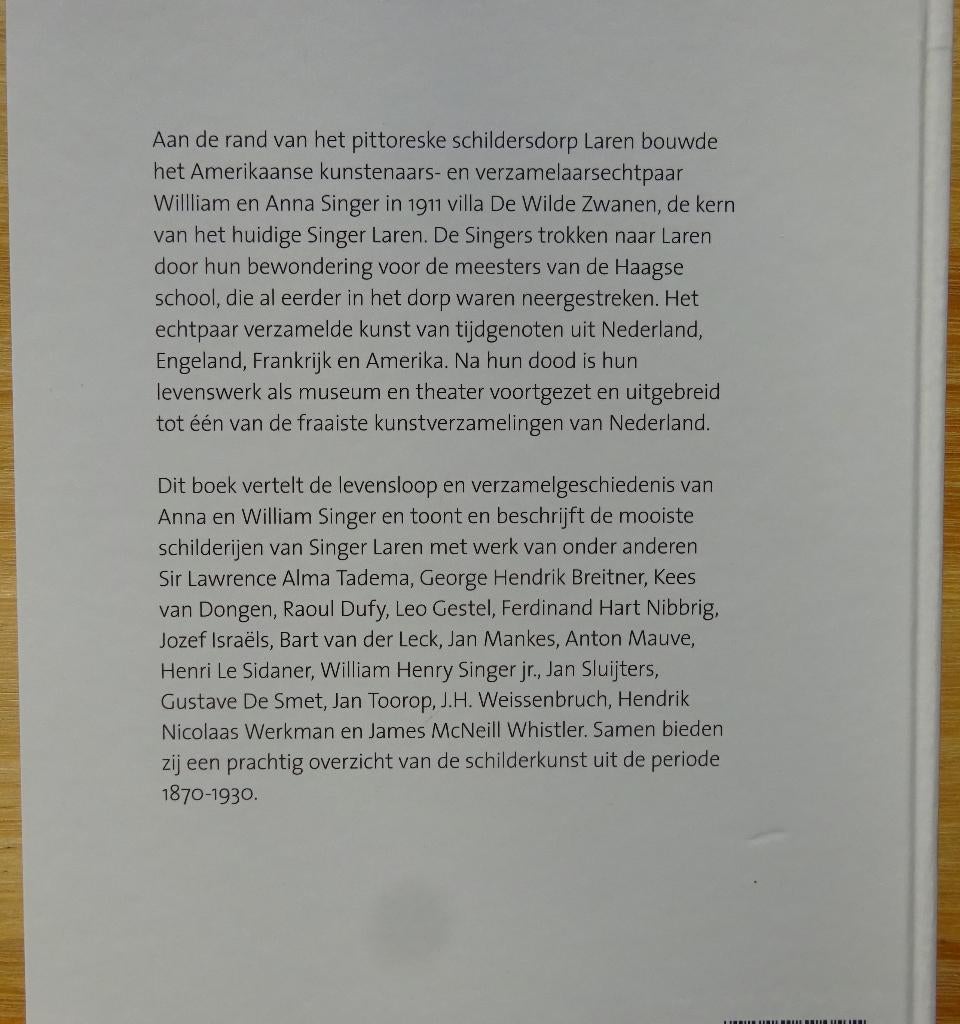 Singer Laren, de mooiste schilderijen, 2019, Enlèvement ou Envoi, Comme neuf, Peinture et dessin