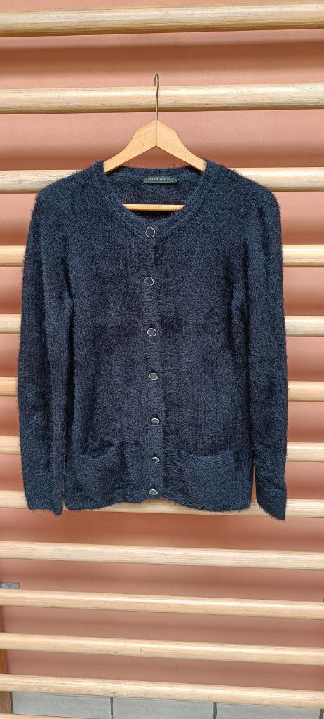 Gilet boutonné noir, Taille 38/40 (M), Comme neuf, Enlèvement, Claude Arielle
