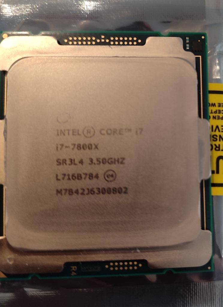 Intel i7 7800x, Computers en Software, Processors, 6-core, Gebruikt, LGA 2066, Ophalen of Verzenden