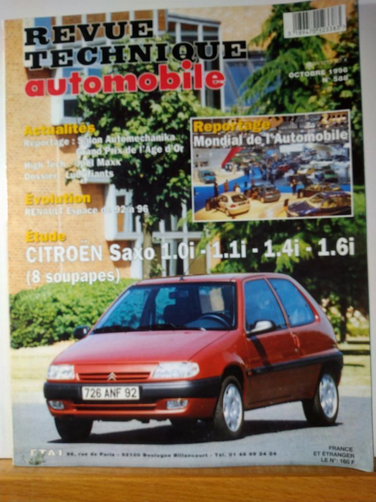 RTA - Citroën Saxo - Renault Espace - n588, Envoi