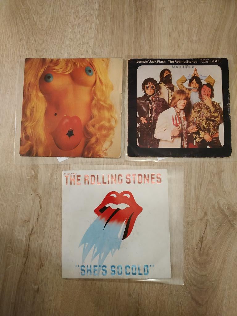 ROLLING STONES LOT DE VINYLES MAXI ET SP  OU PIÈCE, Envoi