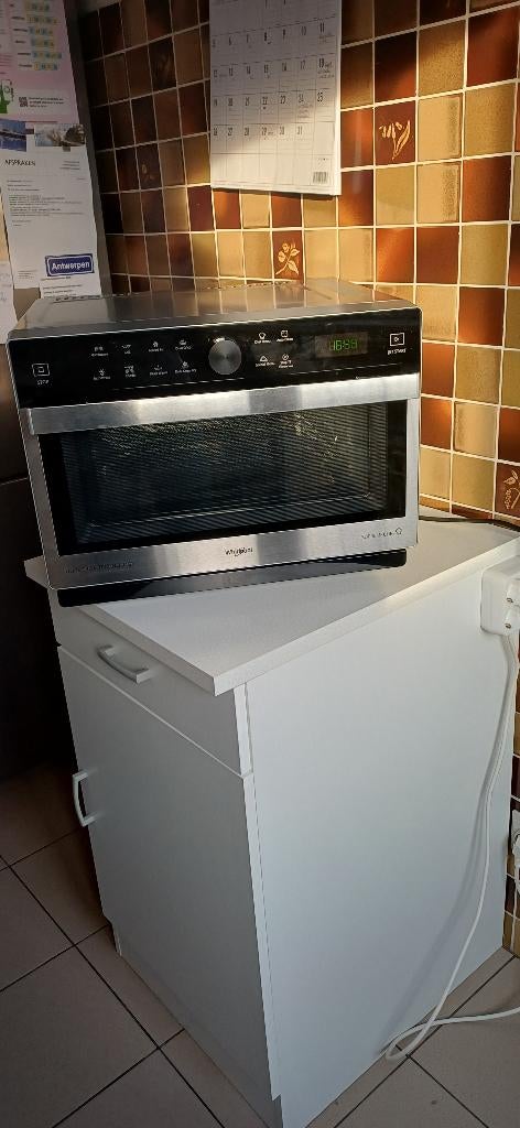 whirlpool combi oven, Elektronische apparatuur, Microgolfovens, Ophalen, Gebruikt, Vrijstaand, Combi-microgolfoven