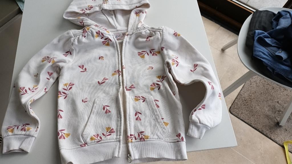 sweat à capuche - gilet - Taille 116, Garçon ou Fille, Pull ou Veste, Utilisé, Tape à l'oeil