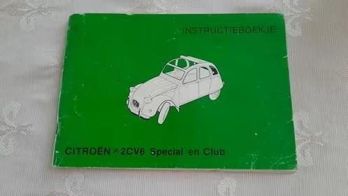 citroen 2cv instructieboekje, Autos : Divers, Modes d'emploi & Notices d'utilisation, Enlèvement