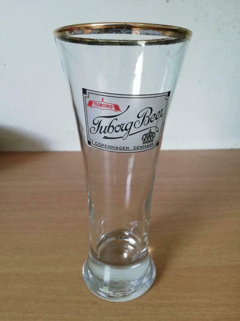 Verre Tuborg beer ( 0,5€ pour 2 ), Collections, Verres & Petits Verres, Enlèvement, Utilisé, Verre à bière