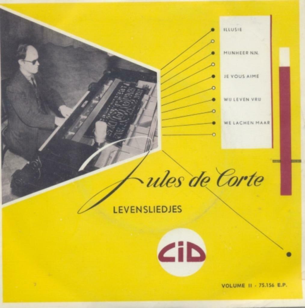 Jules de Corte – Levensliefdjes Vol 2 – Single – EP, Cd's en Dvd's, Ophalen of Verzenden, Gebruikt, Nederlandstalig
