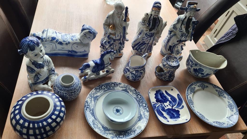 Lot Delfts blauw, Antiek en Kunst, Ophalen
