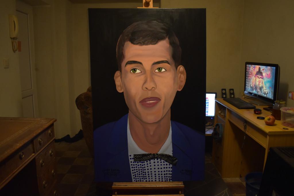Stromae Peinture, par joky kamo, Enlèvement