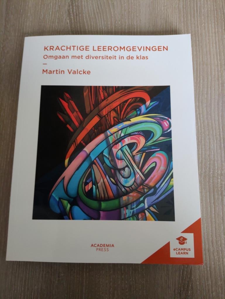Leerboek Krachtige leeromgevingen, Boeken, Ophalen of Verzenden, Zo goed als nieuw, Martin Valcke