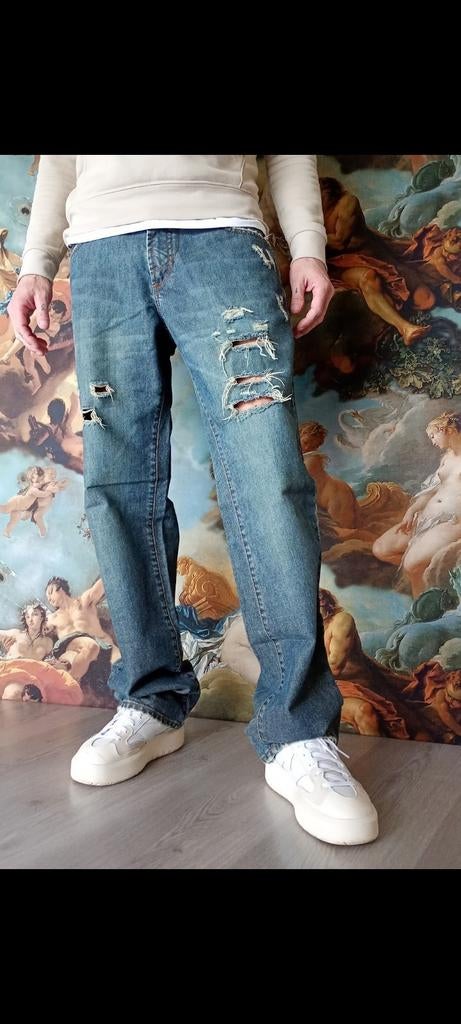 Distressed jeans Broek van Dolce & Gabbana, Dolce & Gabbana, Enlèvement ou Envoi, Autres couleurs, Comme neuf