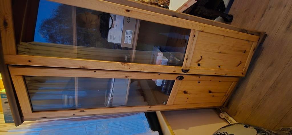 IKEA massive hout kast 192*95*34 cm, Ophalen, Gebruikt