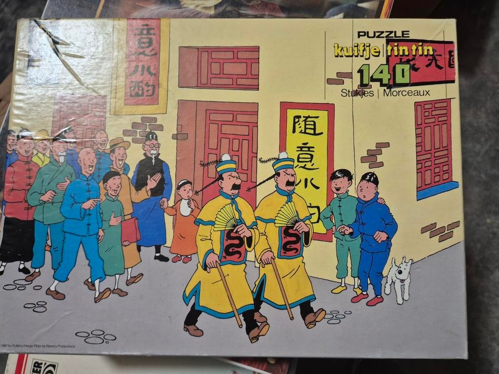 Puzzel kuifje tintin, Verzenden, Kuifje