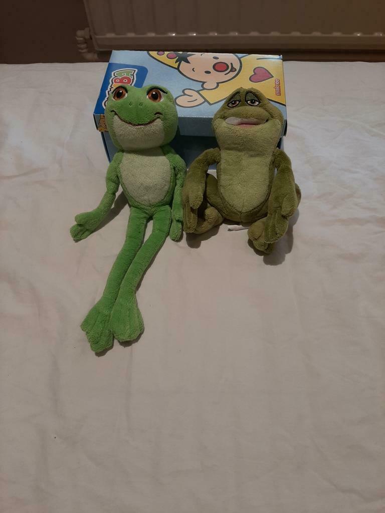 Knuffels kikkers, elk 3€ of 5€ samen, Enlèvement ou Envoi, Autres personnages, Comme neuf, Peluche