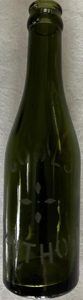 Kleine gezuurde fles Cools Eindhout Eynthout, Verzamelen, Biermerken, Ophalen of Verzenden, Gebruikt, Flesje(s)