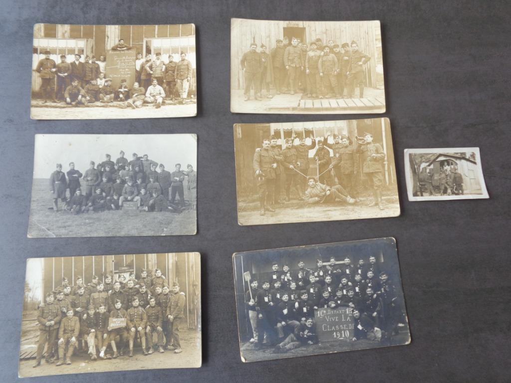 6 anciennes photos de militaires belges des années 1920, Enlèvement