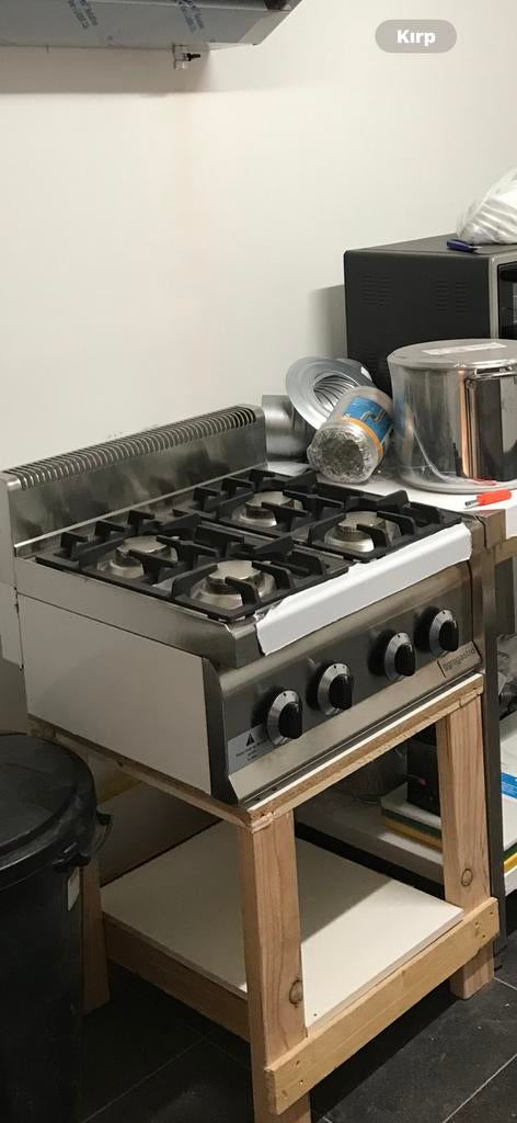 cuisinière à gaz, Gaz, 4 zones de cuisson, Comme neuf, Enlèvement