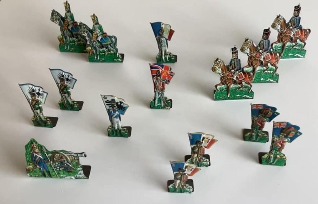 Lotje vintage blikken soldaatjes slag van Waterloo, Antiek en Kunst, Ophalen of Verzenden