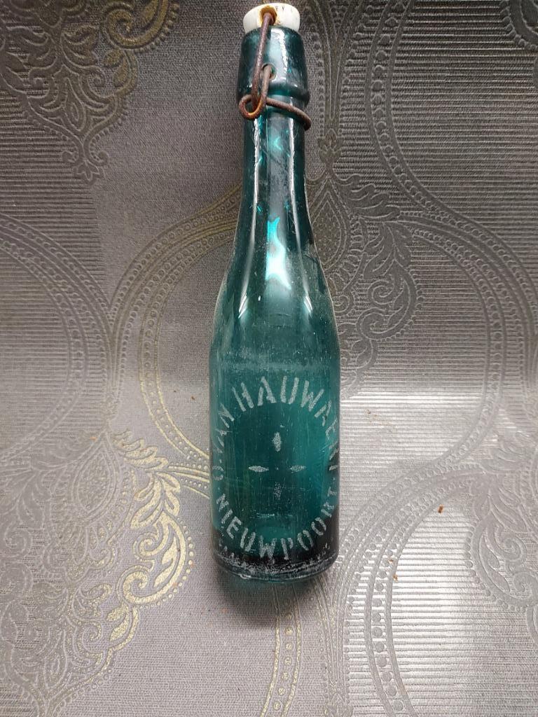 Bouteille de bière O. Van Hauwaert Nieuwpoort 33 cl, Enlèvement ou Envoi, Utilisé, Ustensile