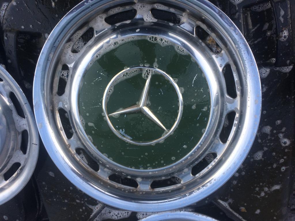 14 inch wieldoppen Mercedes w114, w115, w123, w116, w108, w1, Ophalen of Verzenden, Gebruikt