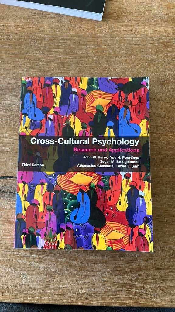 Boek Cross-Cultural Psychology, Boeken, Ophalen, Nieuw, Overige onderwerpen