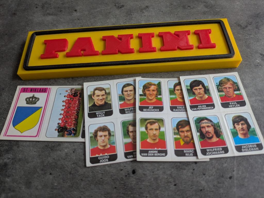 4 AUTOCOLLANTS PANINI FOOTBALL 1973/74 ST NIKLAAS 1973, Envoi, Comme neuf