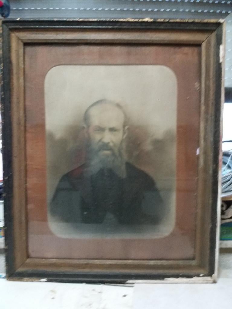 Grote foto oude man, Gebruikt, Foto, Ophalen of Verzenden, Voor 1940