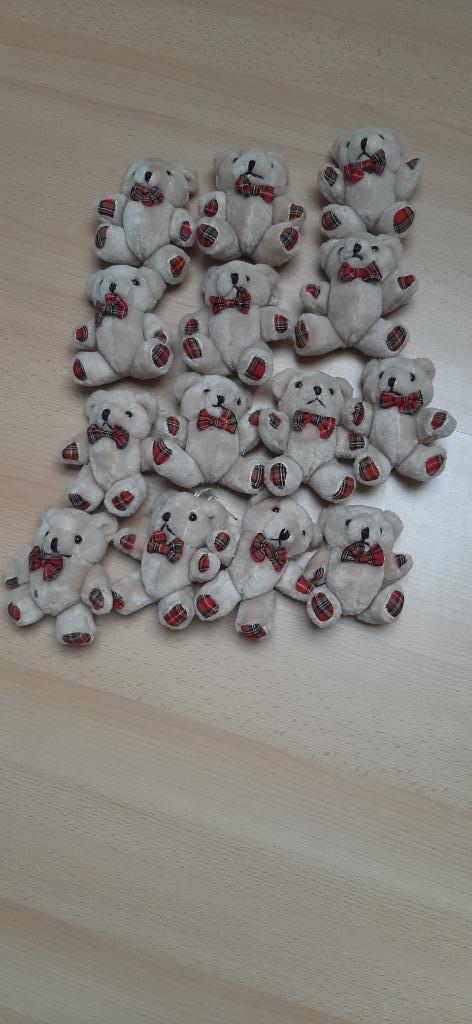 14 beertjes kerstdecoratie, Diversen, Kerst, Ophalen of Verzenden, Zo goed als nieuw