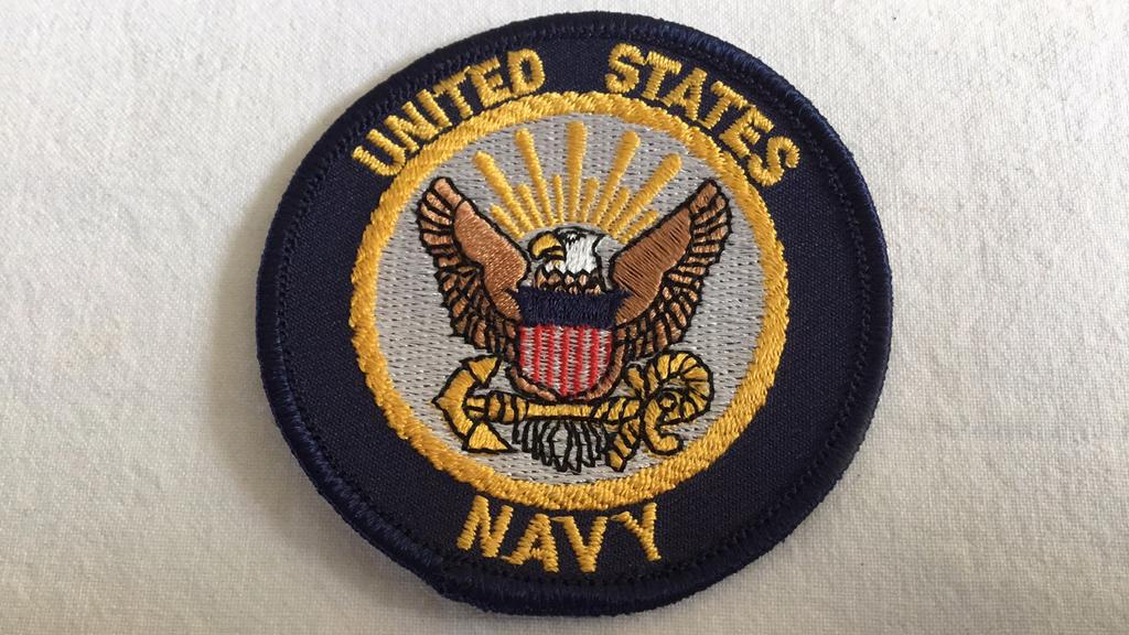 Patch United States Navy, Verzamelen, Militaria | Algemeen, Ophalen of Verzenden