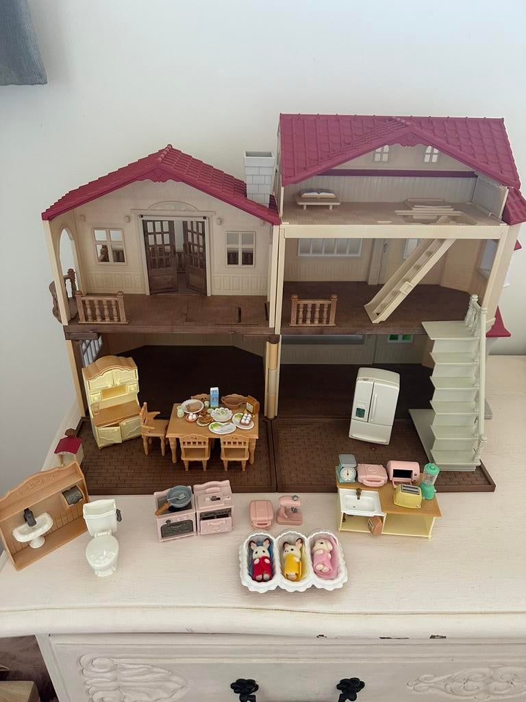 Sylvanian families, Enlèvement, Comme neuf, Maison de poupées