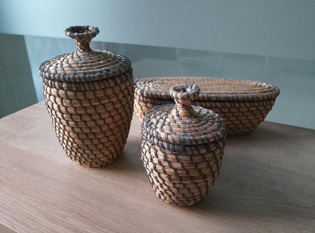Kleine mandjes, Ophalen, Mand, Zo goed als nieuw, Riet